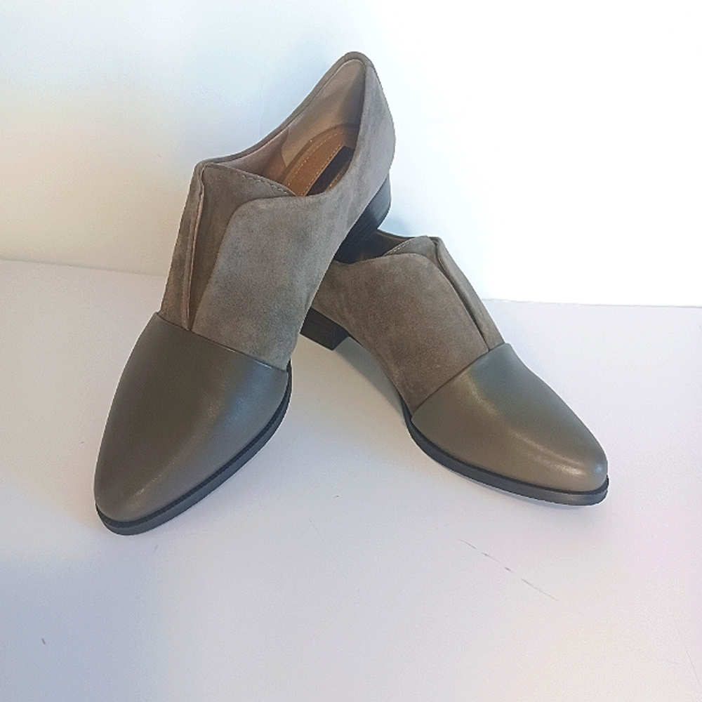 NEW Tahari Lucy Oxford Suede and Leather Shoes Women's Sz 7.5 NWT